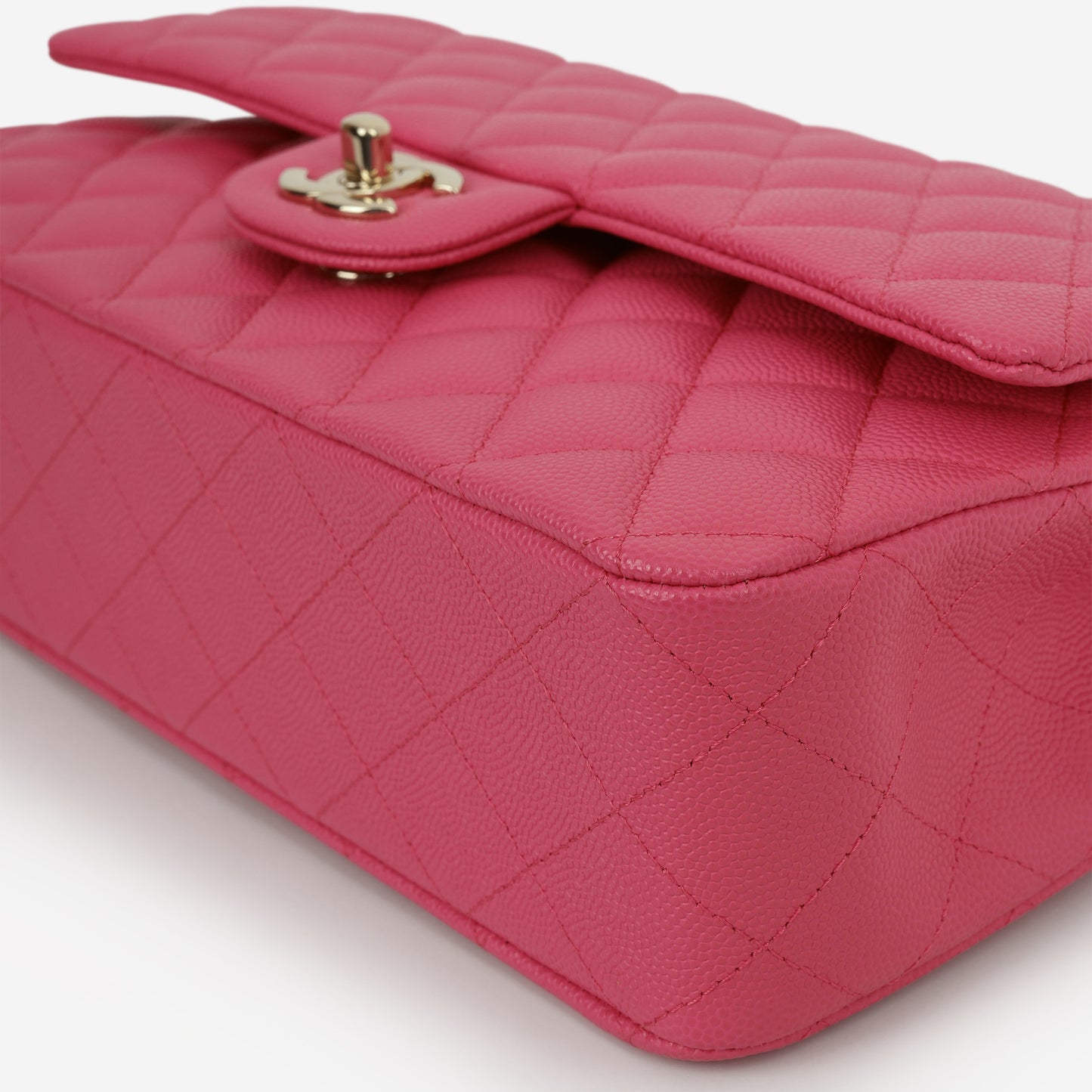 Chanel Medium Classic Flap - Hot Pink Caviar | Champagne Gold Hardware