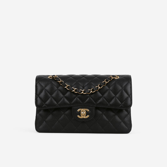 Chanel Small Classic Flap - Black Caviar | Gold Hardware