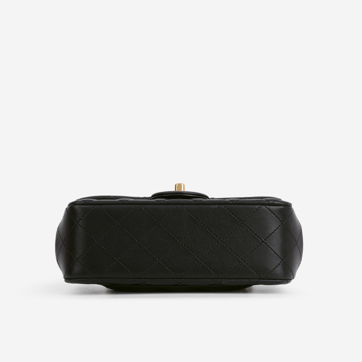 Chanel Mini Rectangular Camellia Crush - Black Lambskin | Gold Hardware