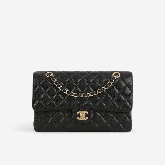 Chanel Medium Classic Flap - Black Caviar | Gold Hardware