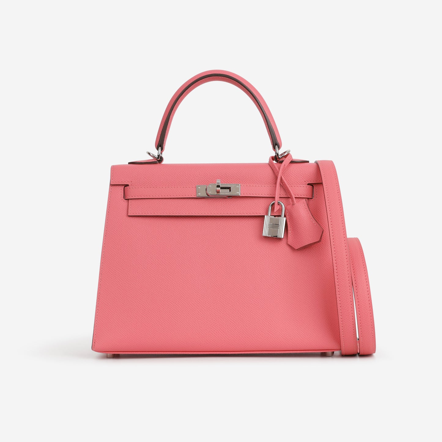 Hermès Kelly 25 - Rose Azalee Epsom | Palladium Hardware