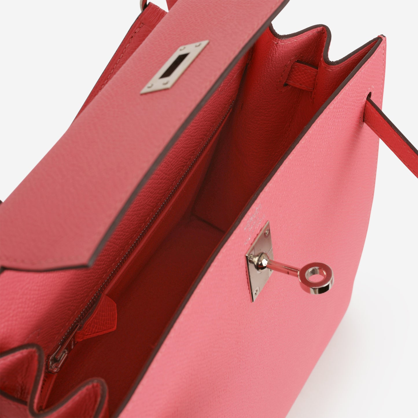 Hermès Kelly 25 - Rose Azalee Epsom | Palladium Hardware