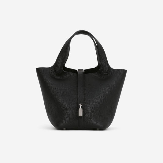 Hermès Picotin 18 - Noir Clemence | Palladium Hardware - Bagista