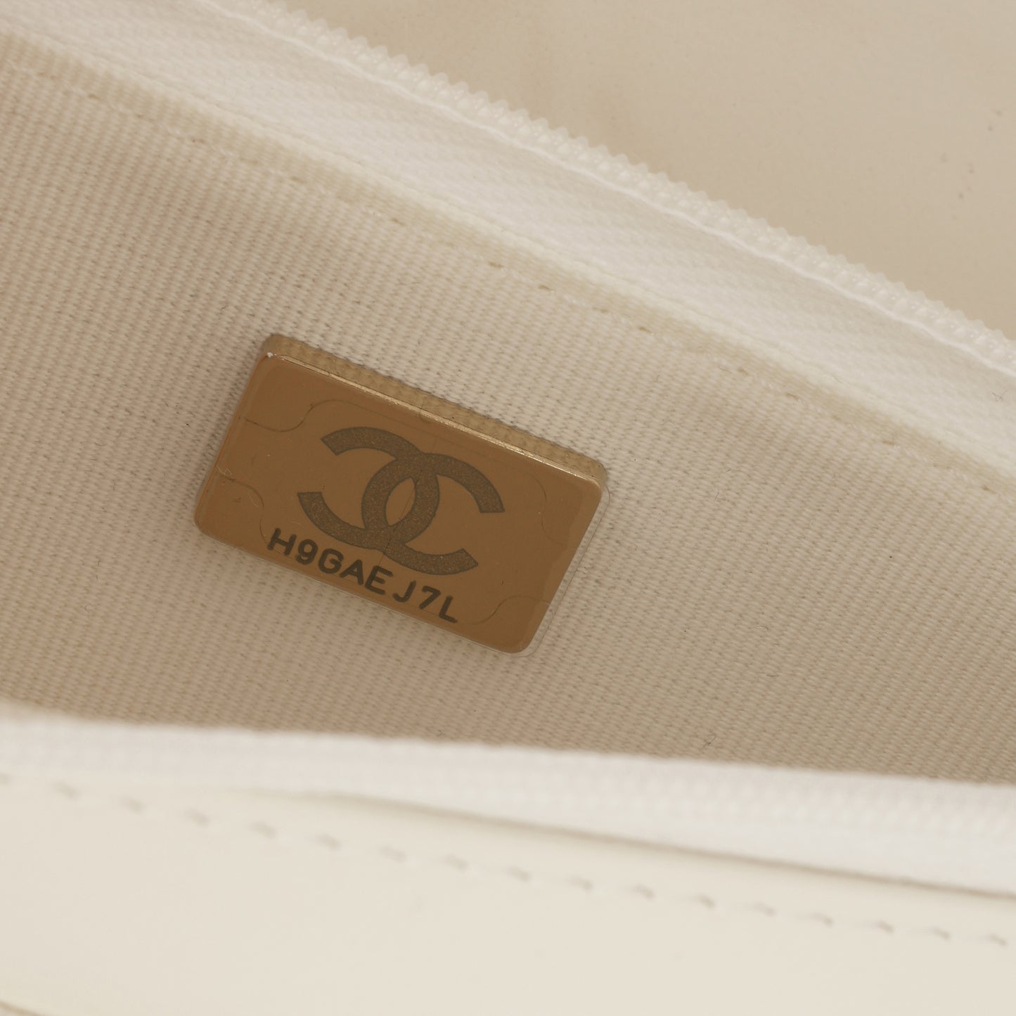 Chanel Seasonal WOC - White Lambskin | Gold Hardware
