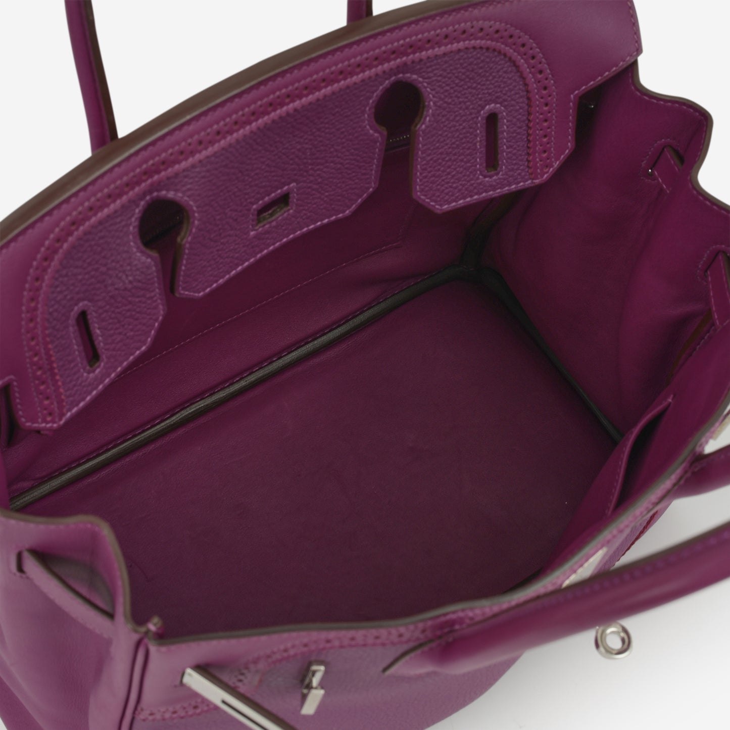 Hermès Birkin 30 Ghillies - Anemone Swift / Togo | Palladium Hardware