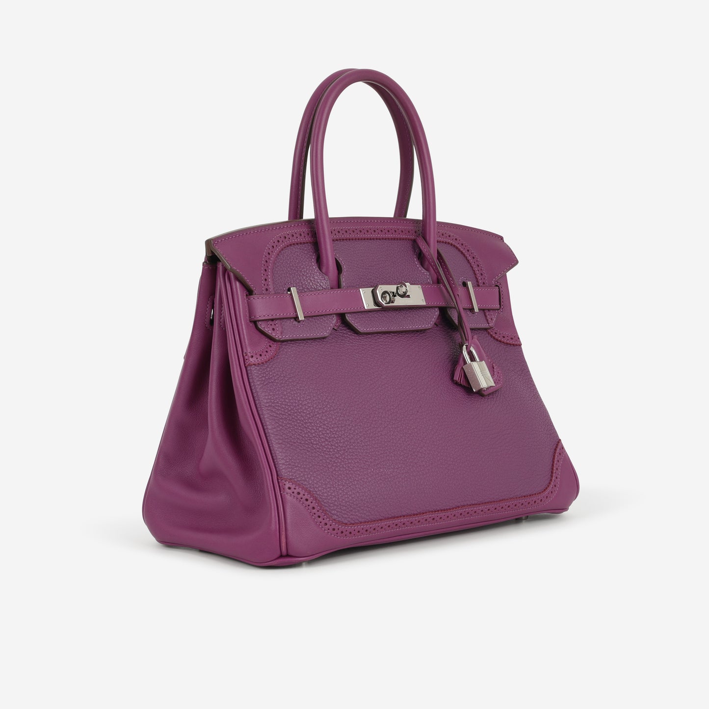 Hermès Birkin 30 Ghillies - Anemone Swift / Togo | Palladium Hardware