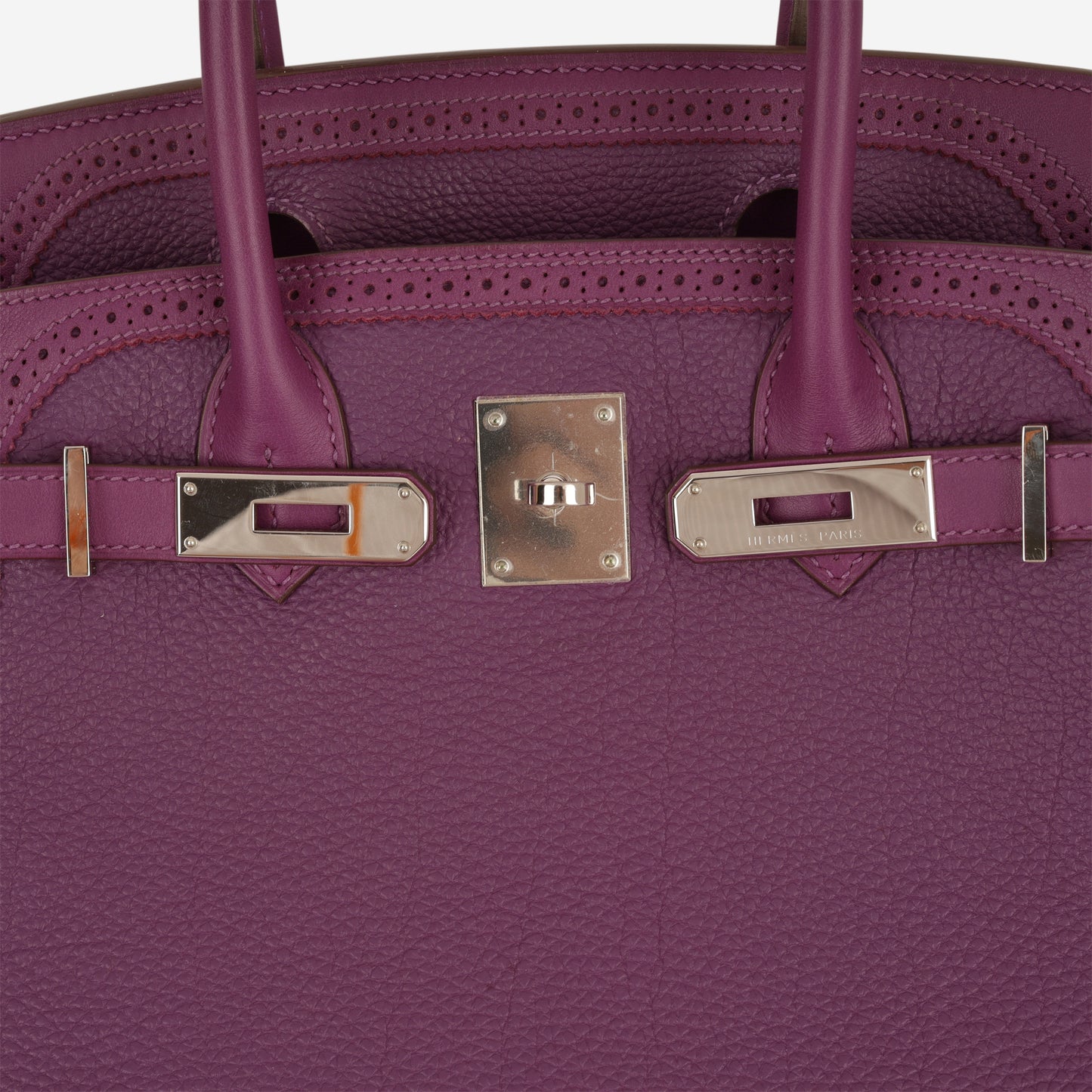 Hermès Birkin 30 Ghillies - Anemone Swift / Togo | Palladium Hardware
