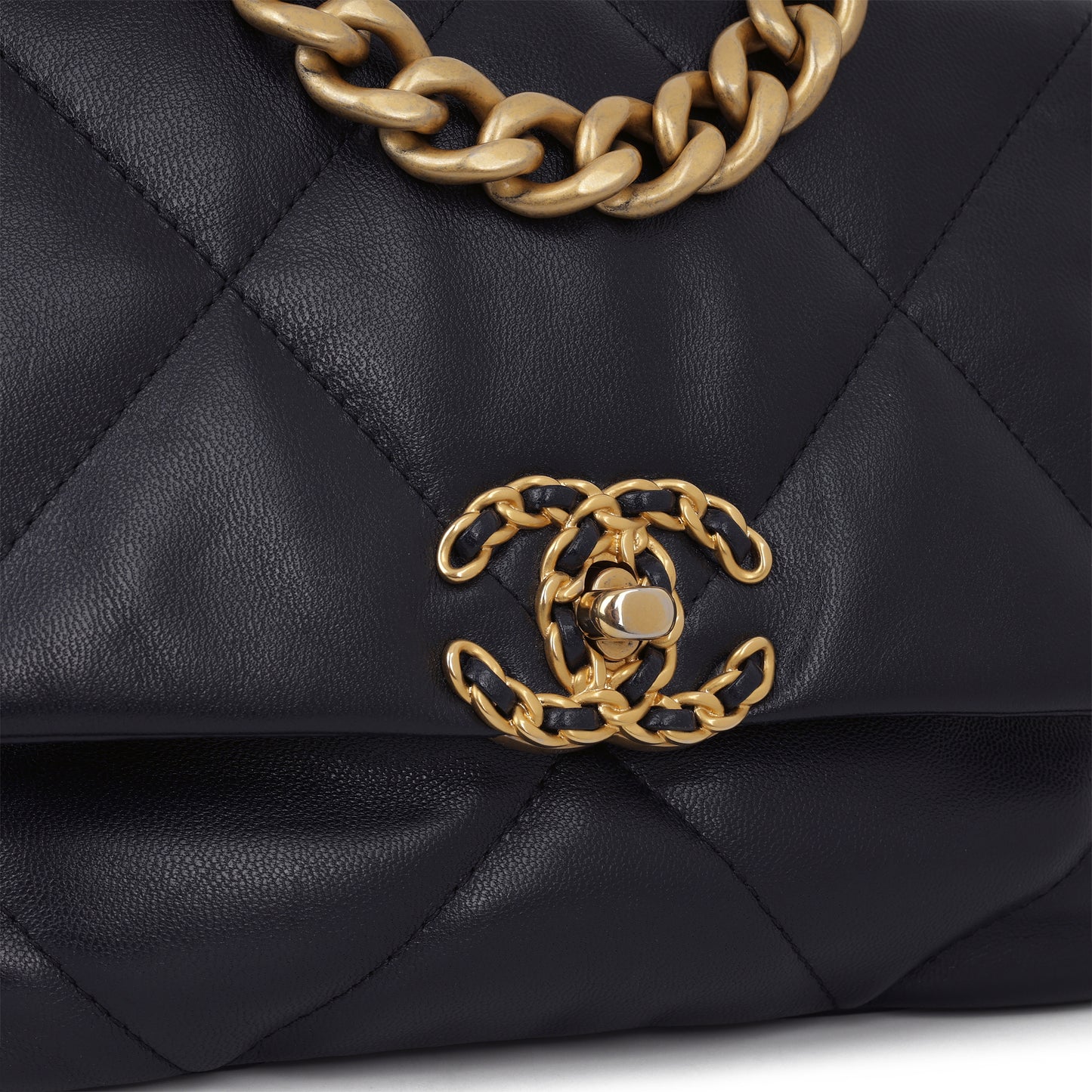 Chanel Small 19 Flap - Navy Lambskin | Mixed Hardware