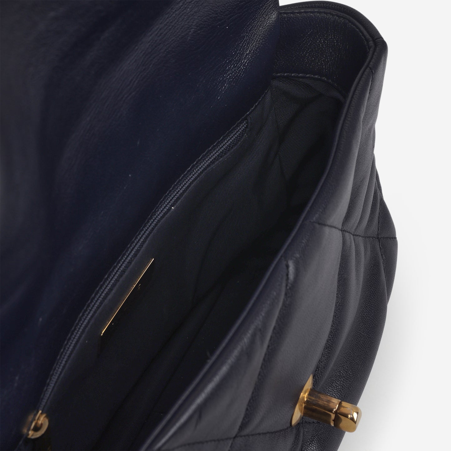 Chanel Small 19 Flap - Navy Lambskin | Mixed Hardware