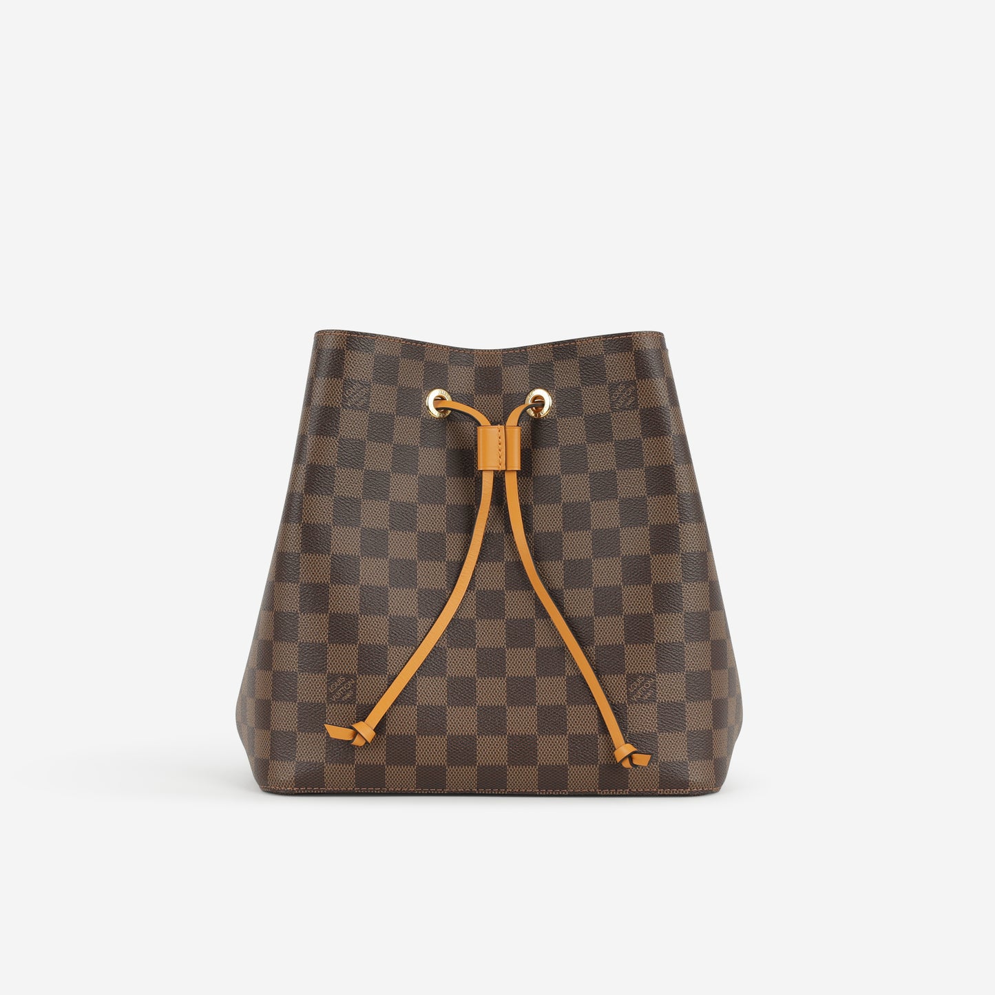 Louis Vuitton NeoNoe MM - Damier Ebene / Safran | Gold Hardware