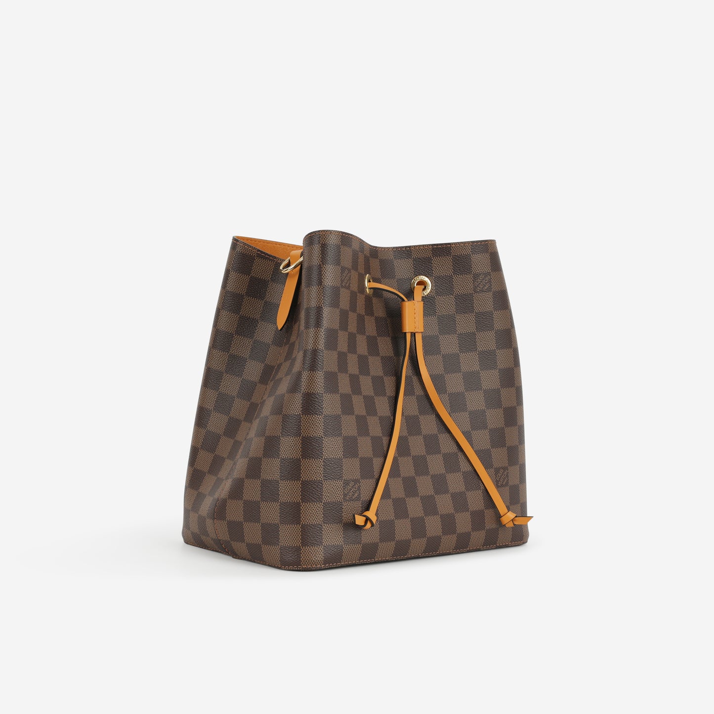 Louis Vuitton NeoNoe MM - Damier Ebene / Safran | Gold Hardware