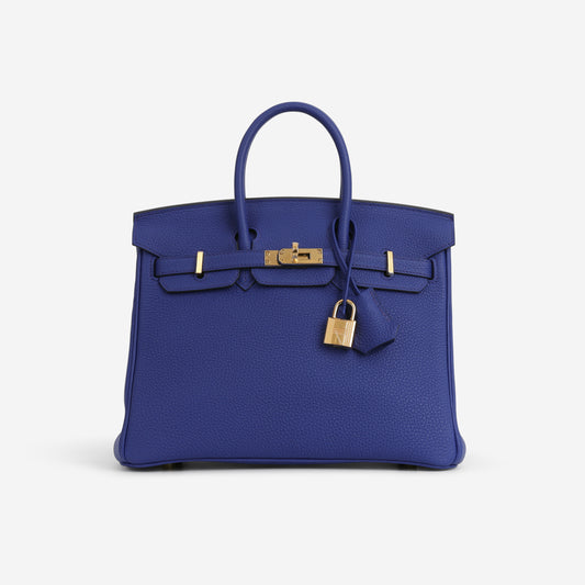 Hermès Birkin 25 - Bleu Royal Togo | Gold Hardware