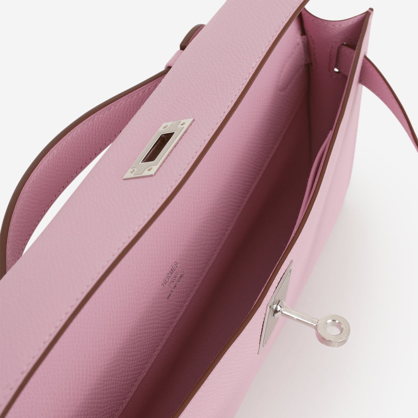 Hermès Kelly Cut - Mauve Sylvestre Epsom | Palladium Hardware