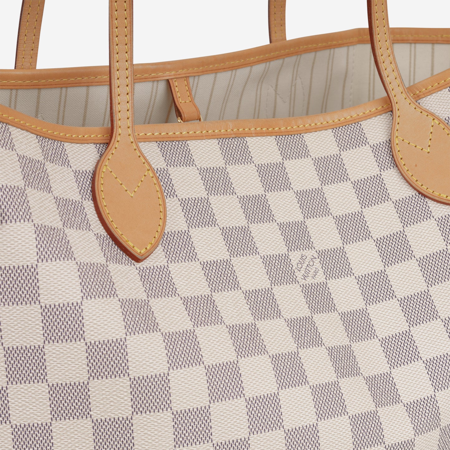 Louis Vuitton Neverfull MM - Damier Azur | Gold Hardware