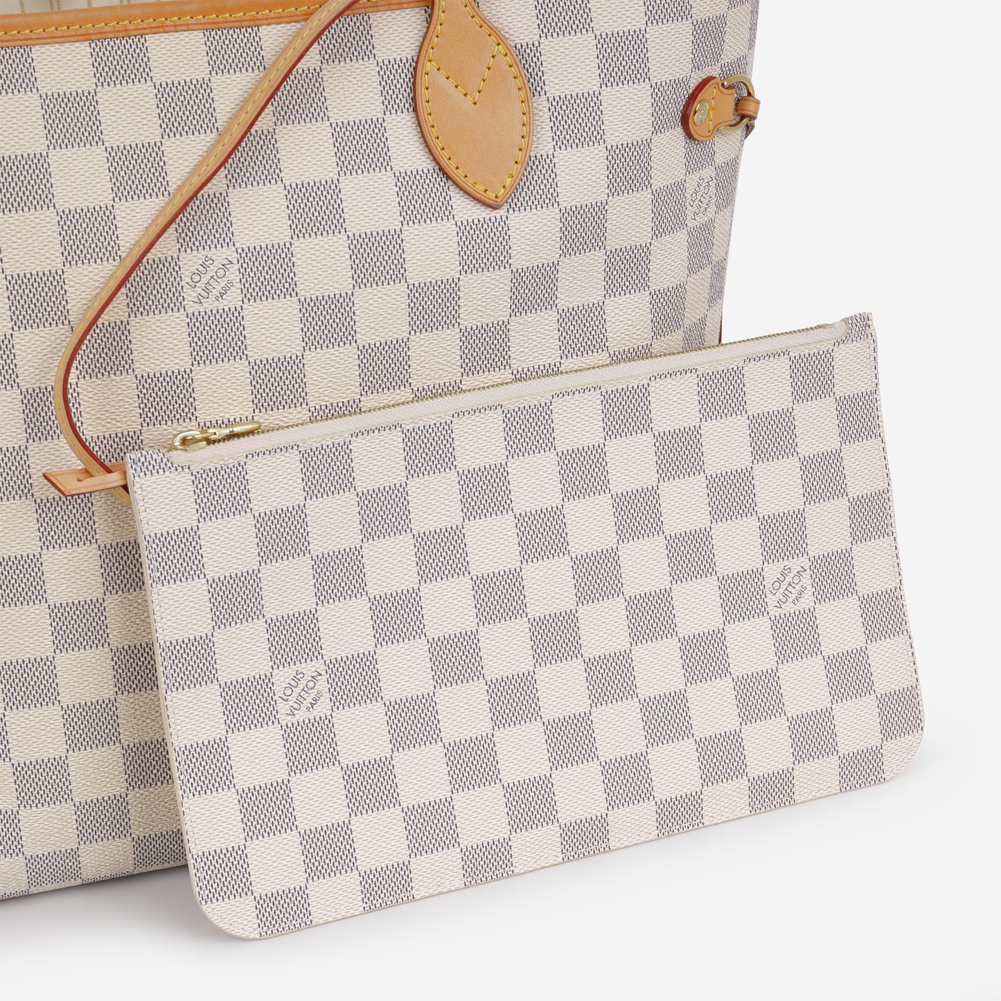 Louis Vuitton Neverfull MM - Damier Azur | Gold Hardware