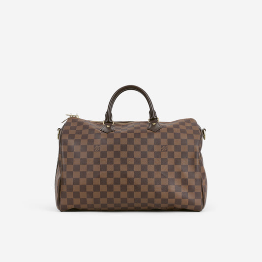 Louis Vuitton Speedy 35 - Damier Ebene Canvas | Gold Hardware