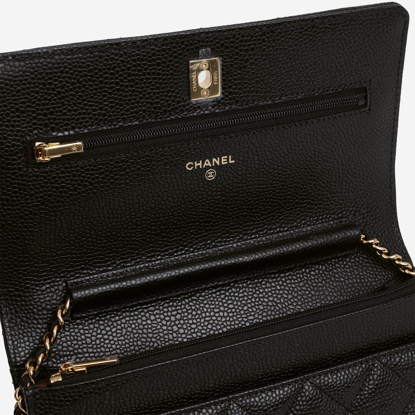 Chanel WOC - Black Caviar | Gold Hardware