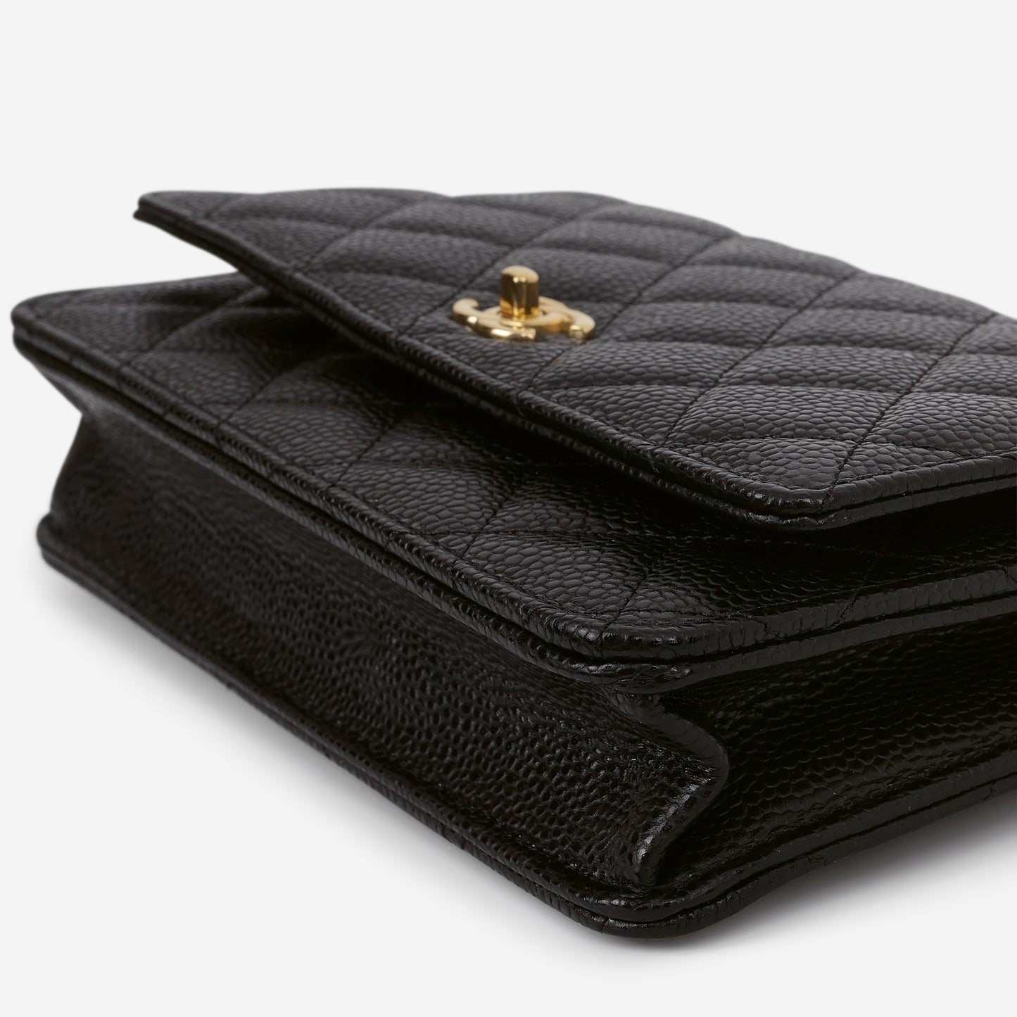 Chanel WOC - Black Caviar | Gold Hardware