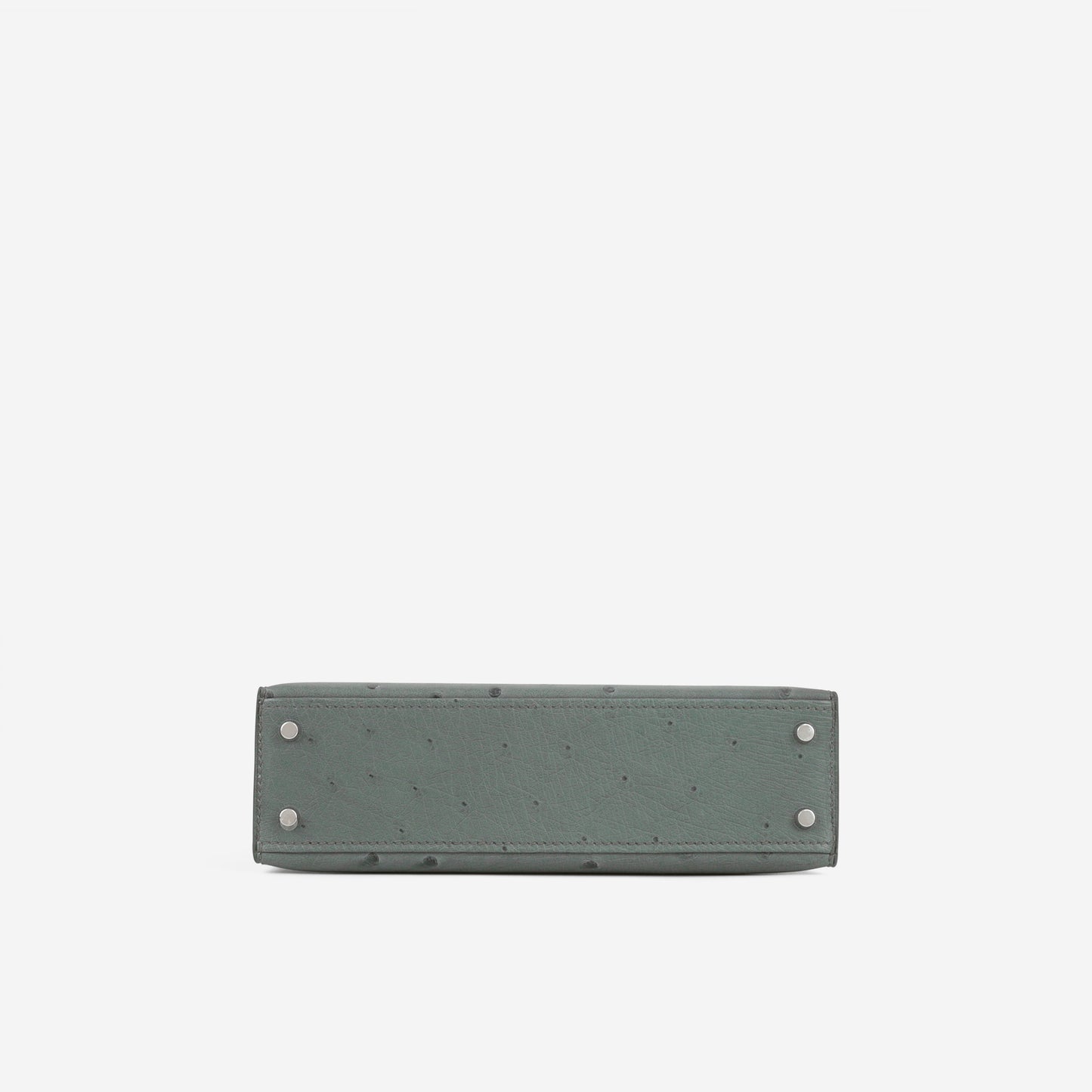Hermès Mini Kelly - Vert Amande Ostrich | Palladium Hardware