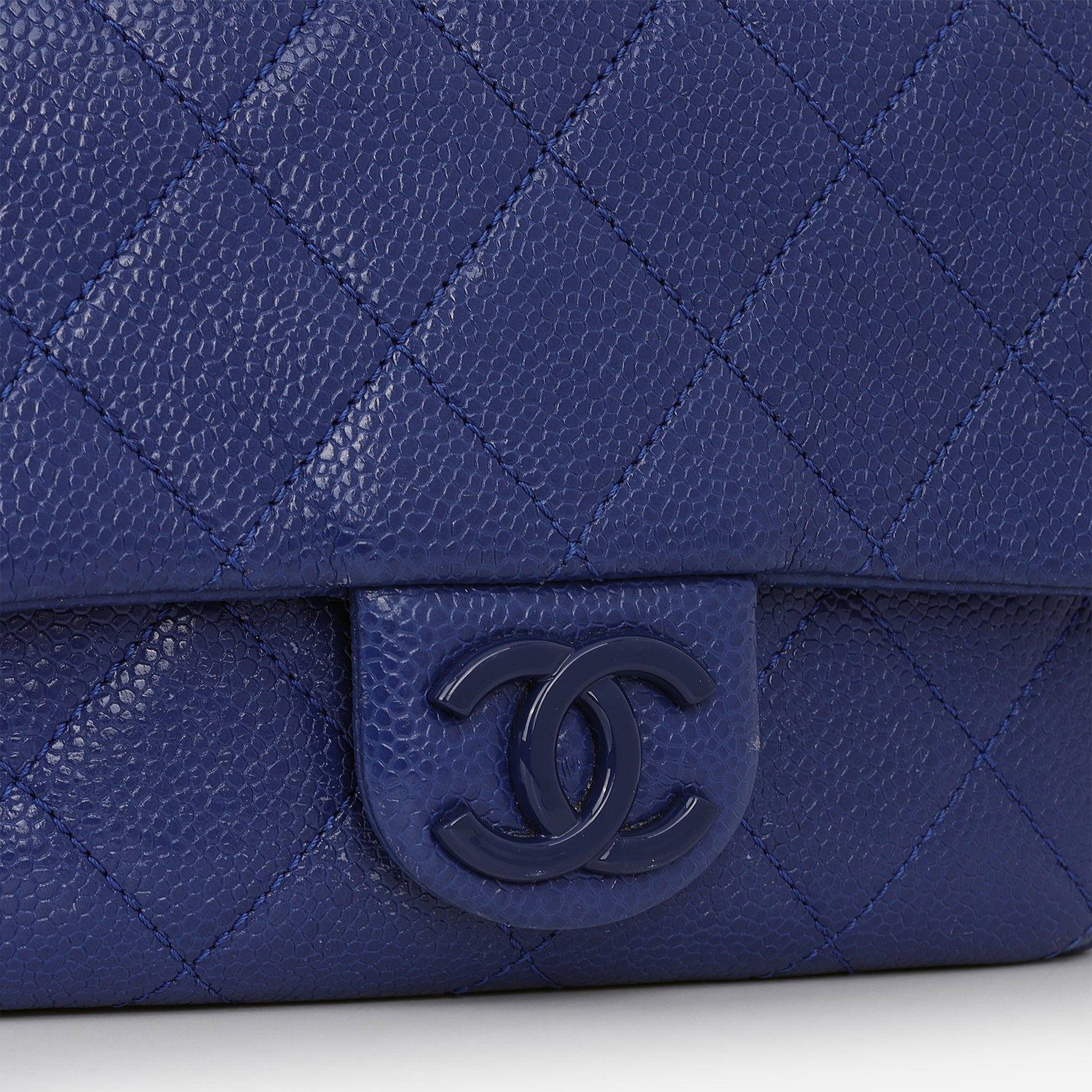 Chanel Incognito Mini Square Flap - Blue Caviar | Blue Hardware - Bagista
