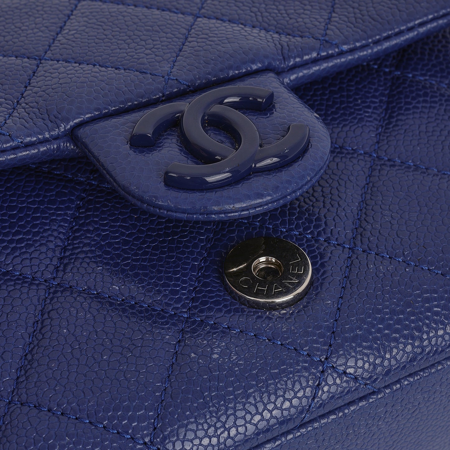 Chanel Incognito Mini Square Flap - Blue Caviar | Blue Hardware - Bagista