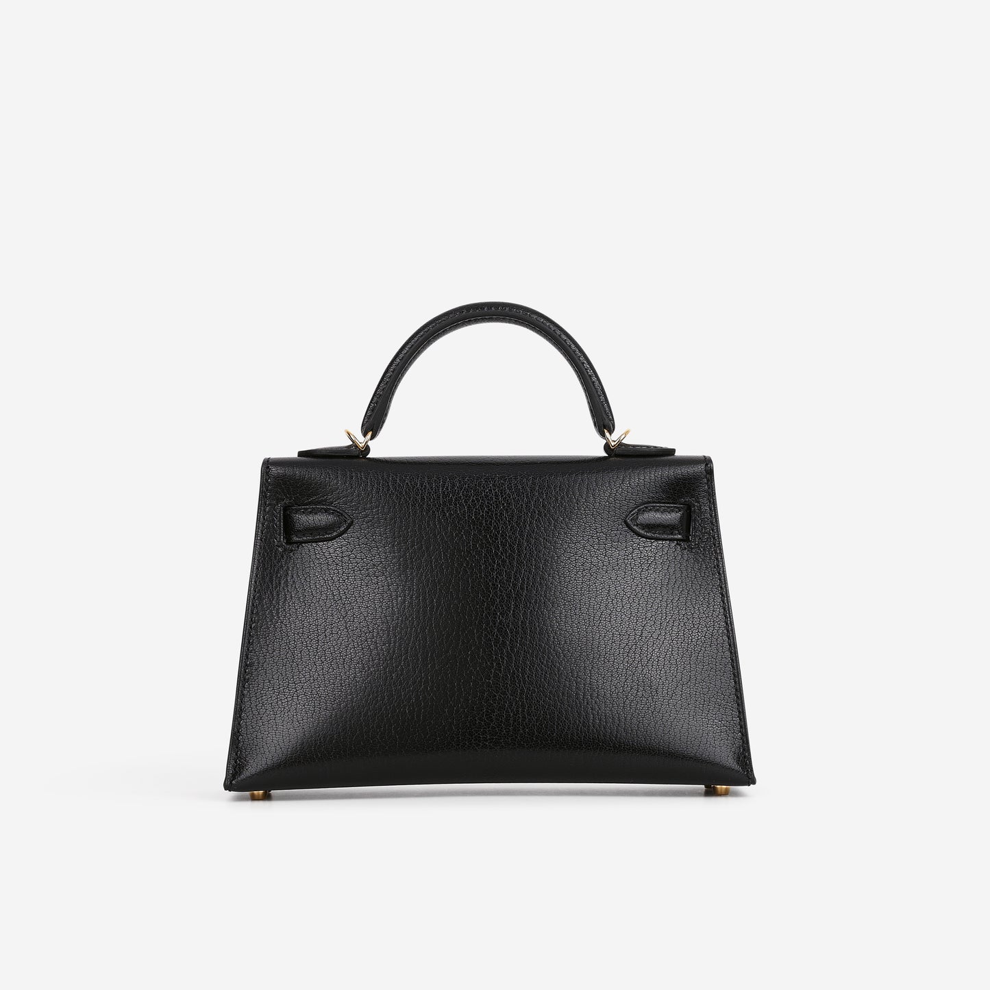Hermès Mini Kelly 20cm - Black Chevre Chamkila | Gold Hardware