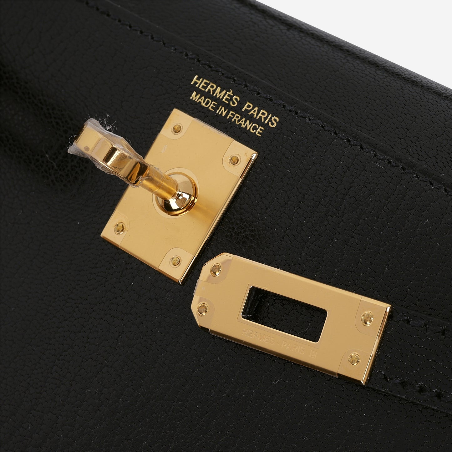 Hermès Mini Kelly 20cm - Black Chevre Chamkila | Gold Hardware