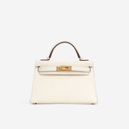 Hermès Mini Kelly 20cm - Nata Epsom | Gold Hardware