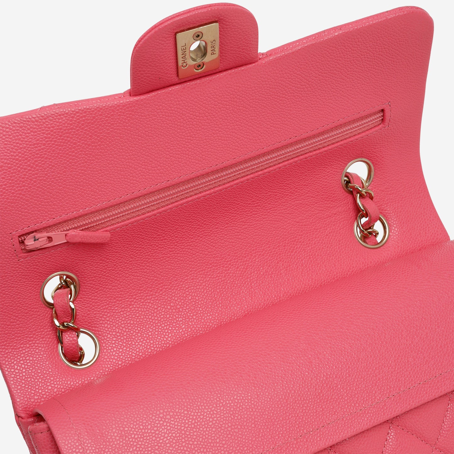 Chanel Small Classic Flap - Pink Caviar | Champagne Gold Hardware