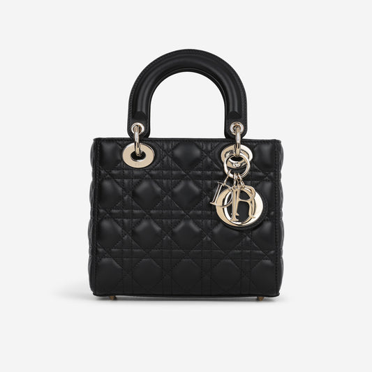 Dior Small ABCDior - Black Lambskin | Champagne Gold Hardware