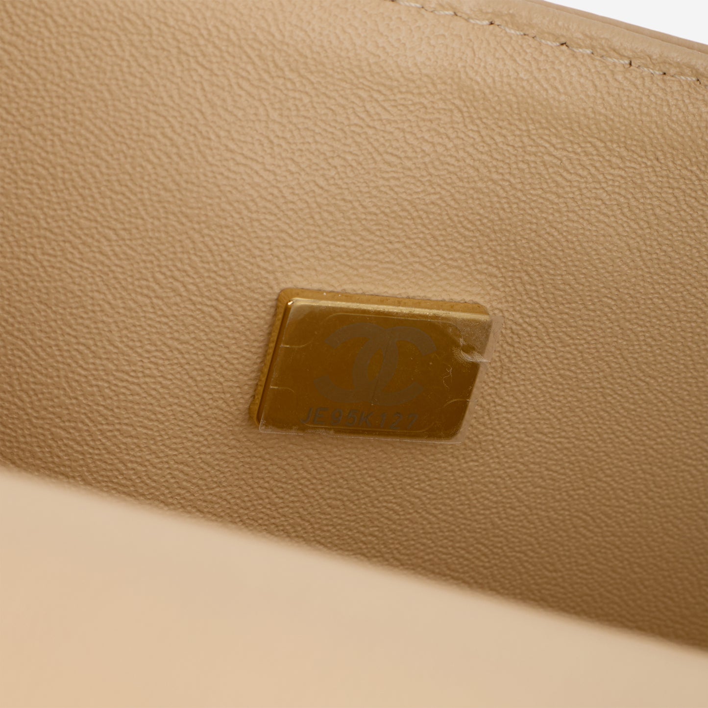 Chanel Small Classic Flap - Beige Caviar | Champagne Gold Hardware