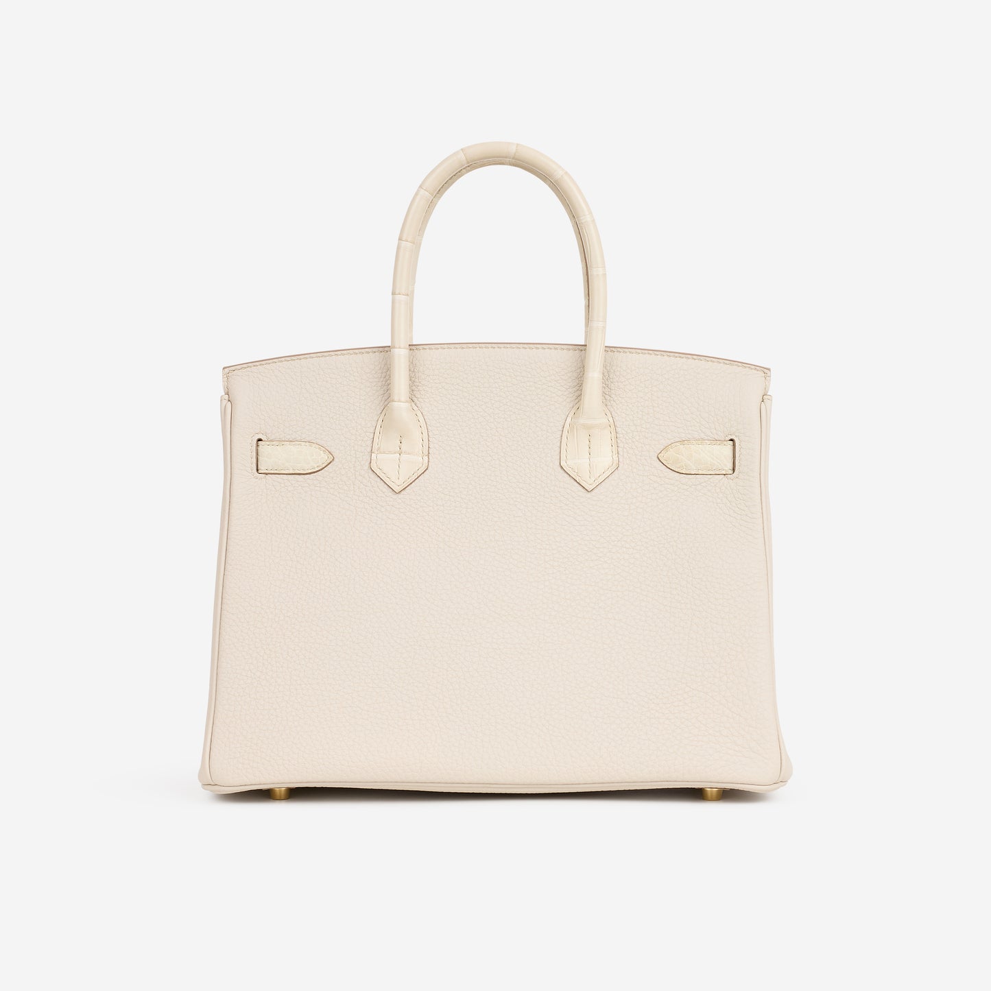 Hermès Birkin 30 Touch - Beton Togo / Alligator Mississippiensis | Gold Hardware