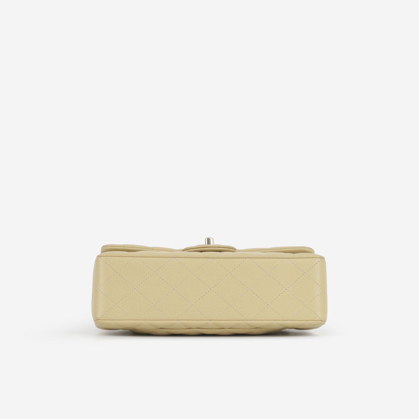 Chanel Small Classic Flap - Pale Yellow Caviar | Gold Hardware