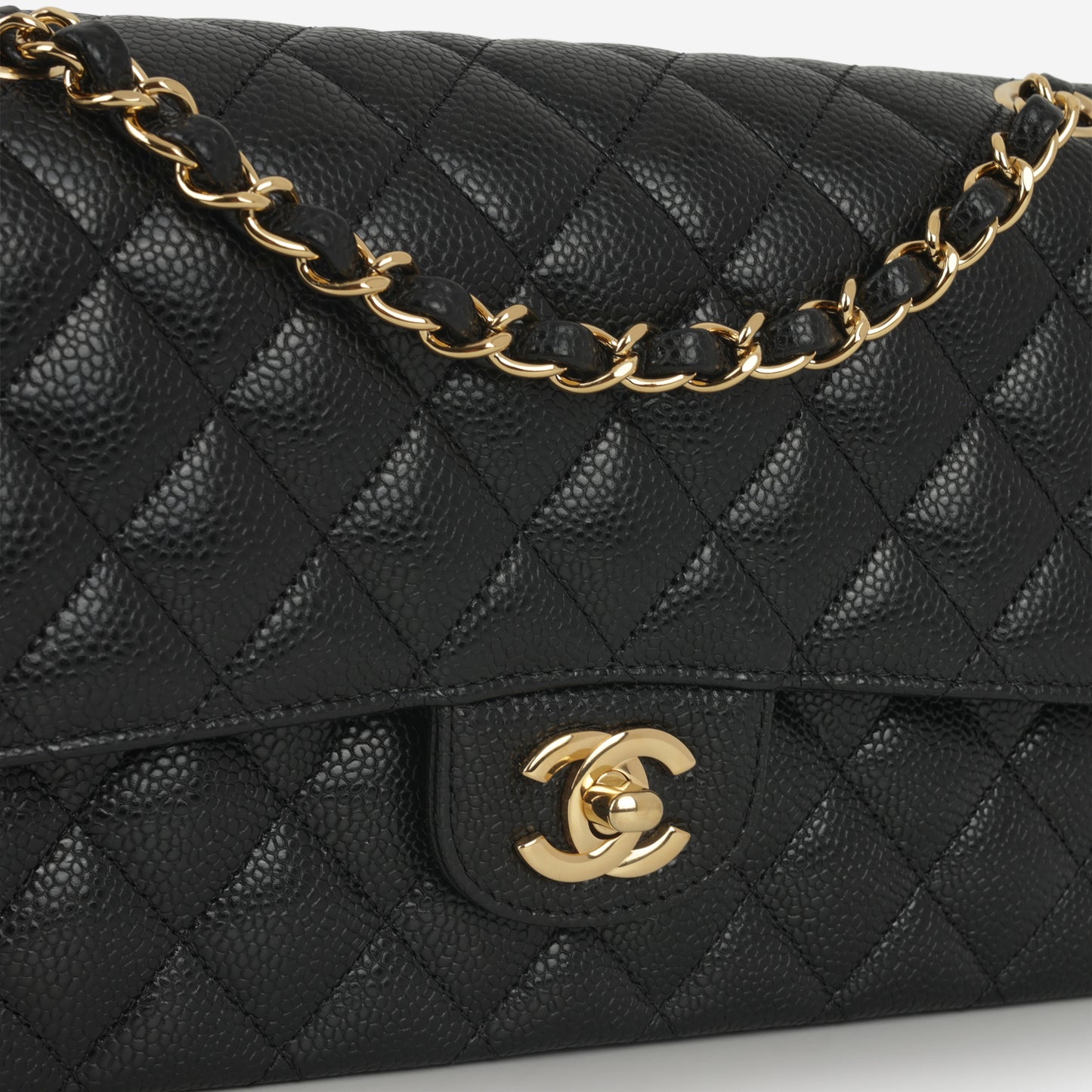 Chanel Medium Classic Flap - Black Caviar | Gold Hardware