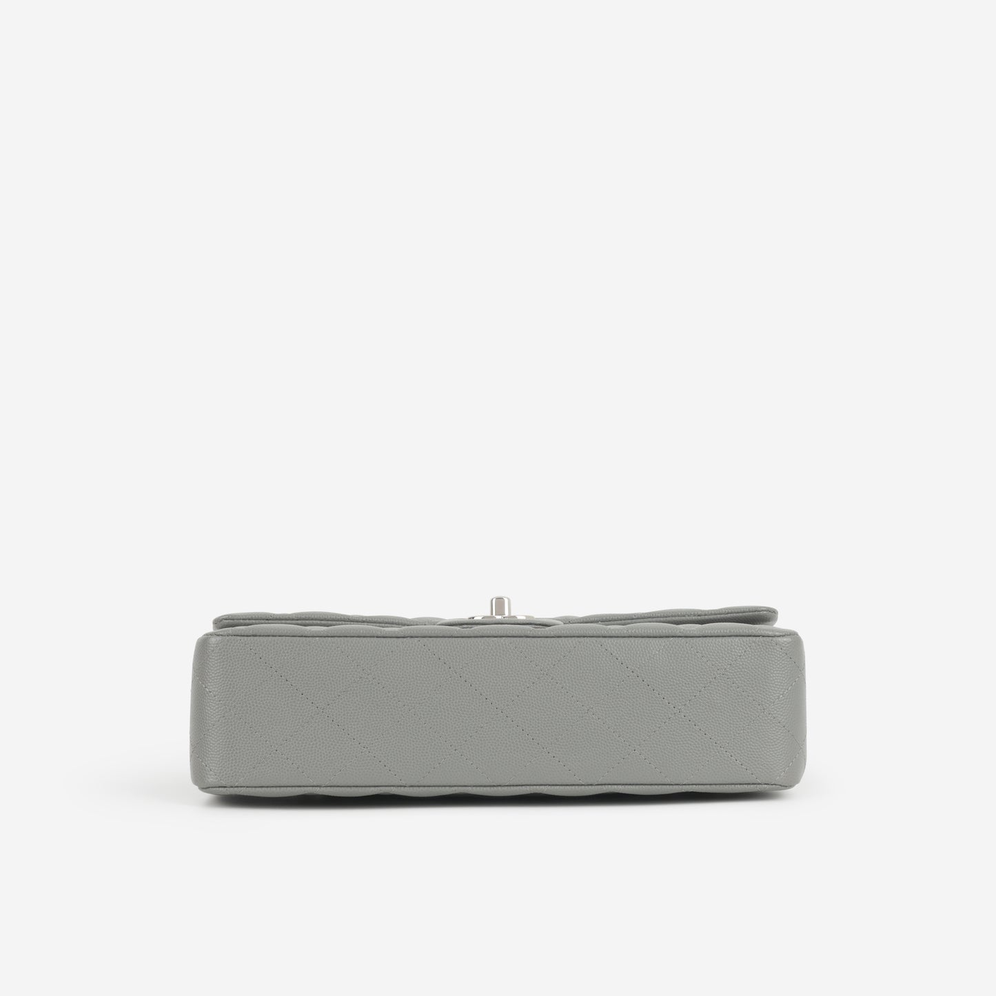 Chanel Medium Classic Flap - Grey Caviar | Silver Hardware