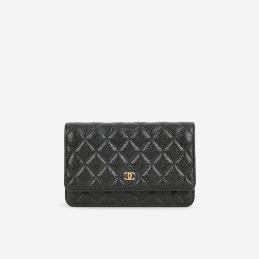 Chanel WOC - Black Caviar | Gold Hardware