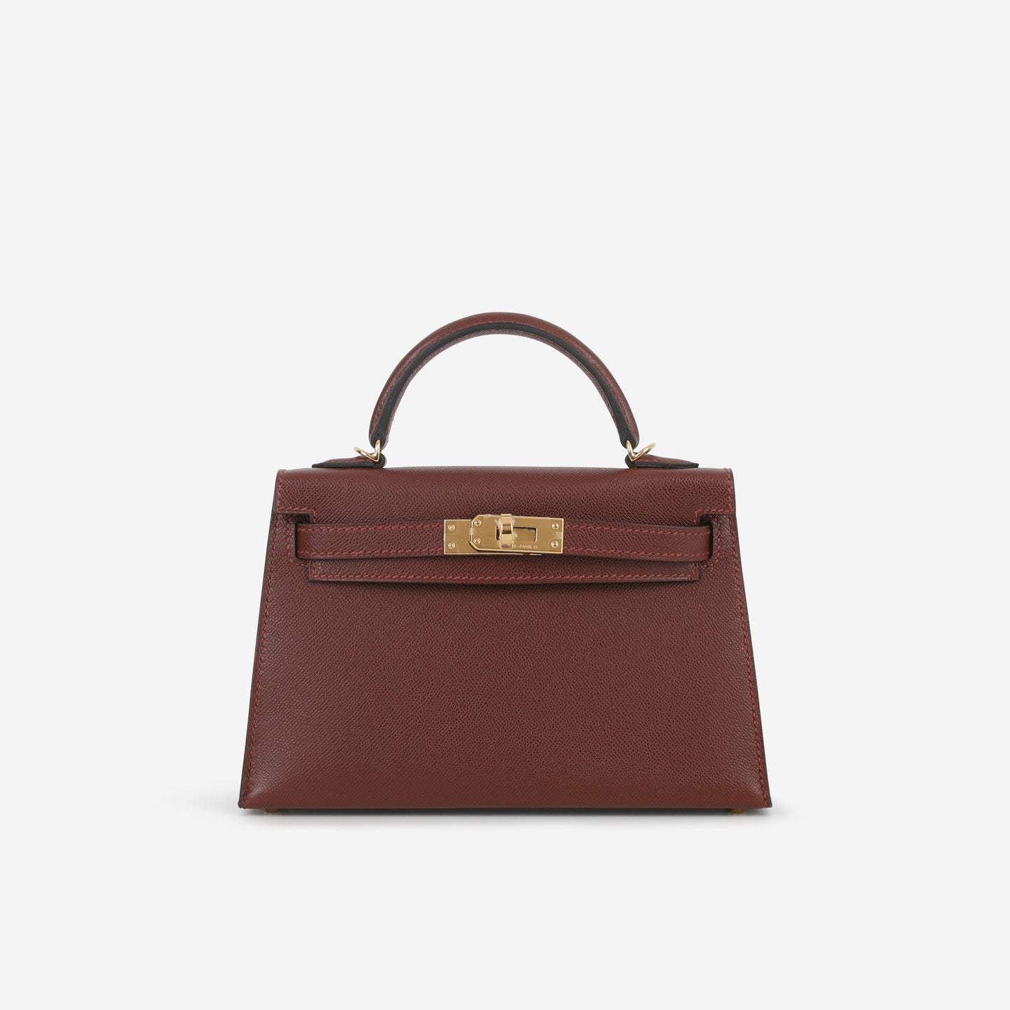 Hermès Mini Kelly 20cm - Rouge H Madame | Gold Hardware