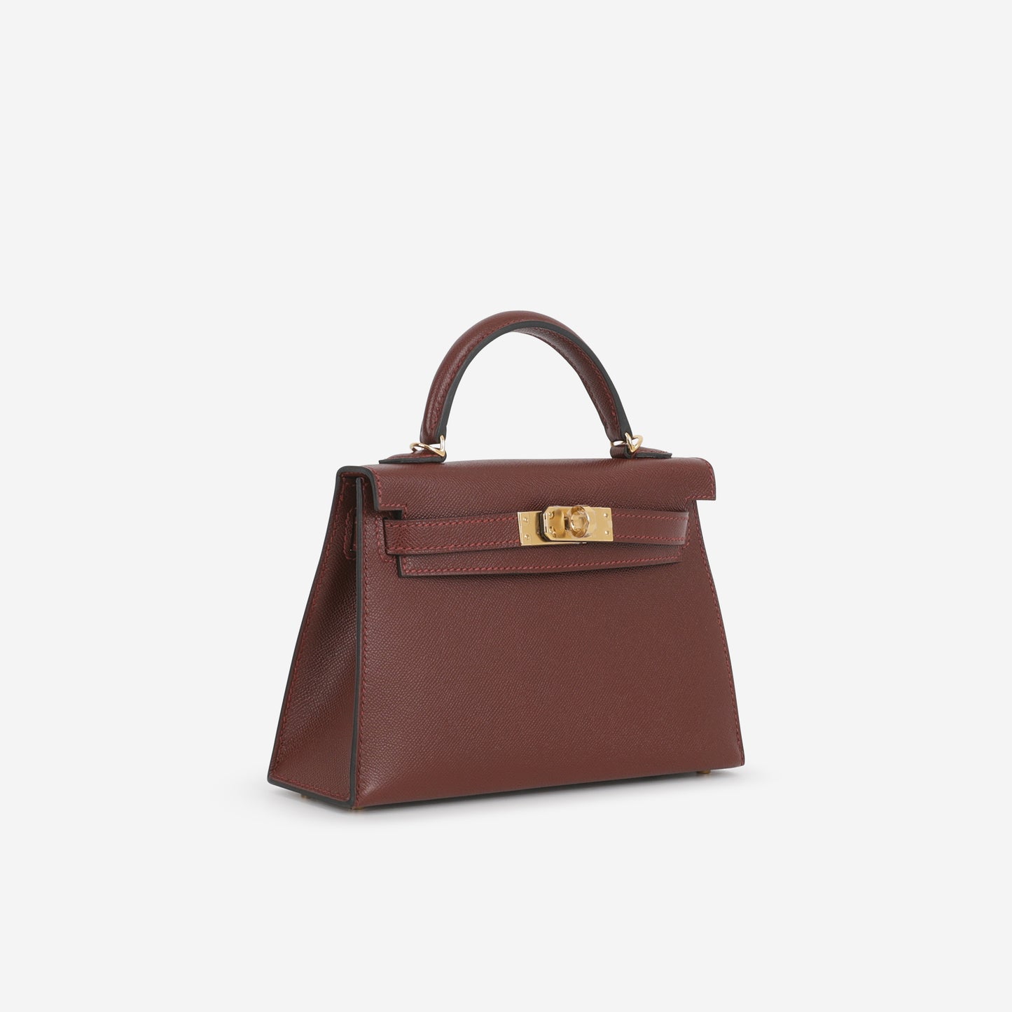 Hermès Mini Kelly 20cm - Rouge H Madame | Gold Hardware