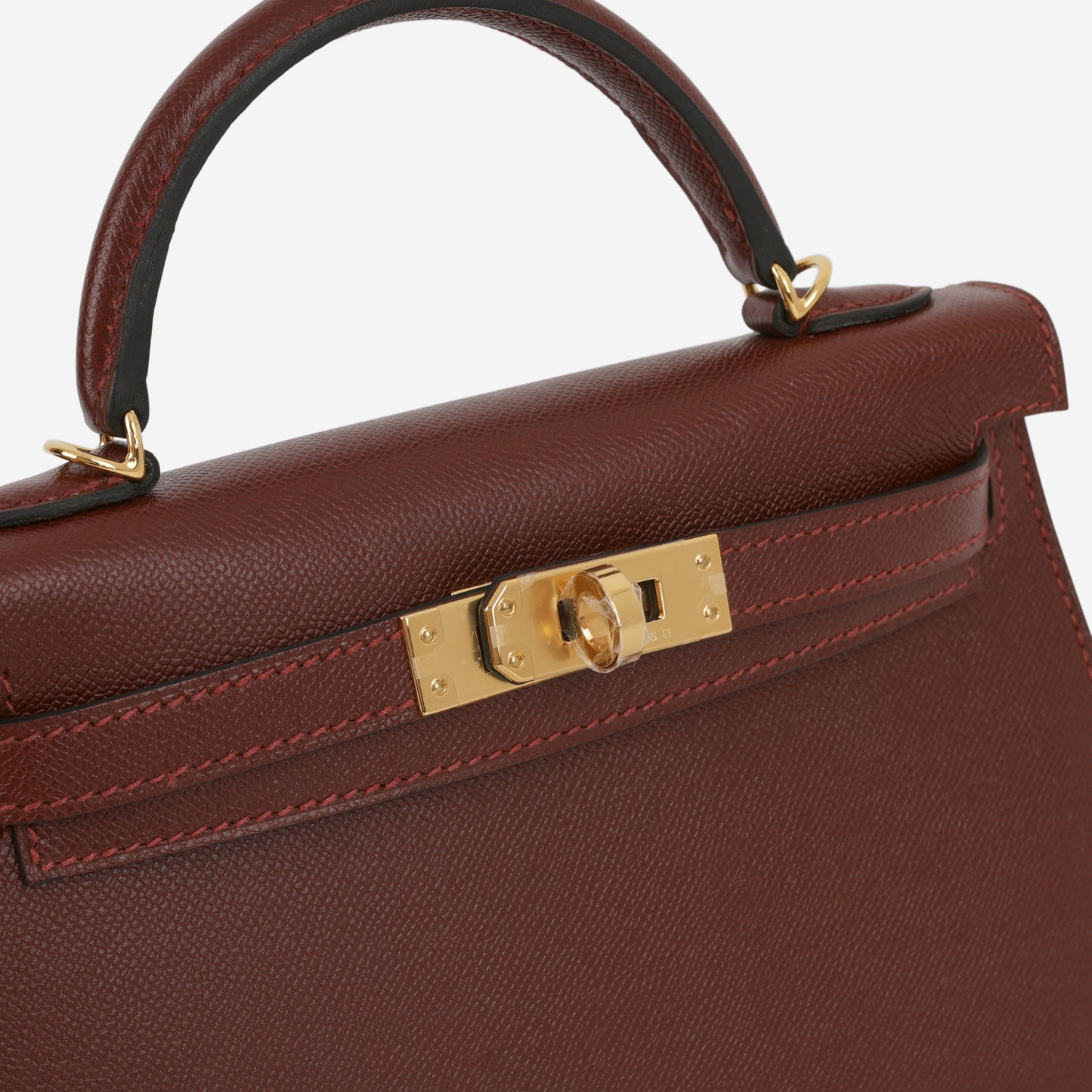 Hermès Mini Kelly 20cm - Rouge H Madame | Gold Hardware