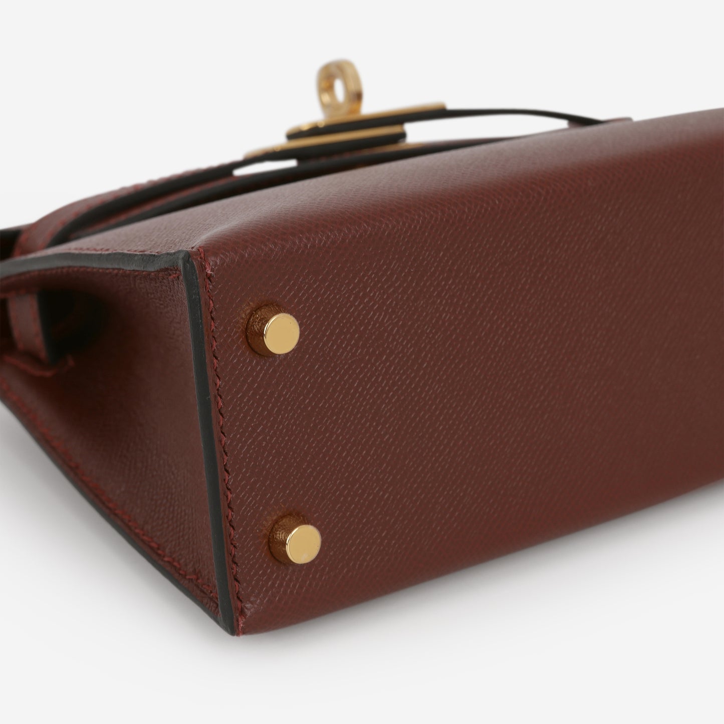Hermès Mini Kelly 20cm - Rouge H Madame | Gold Hardware