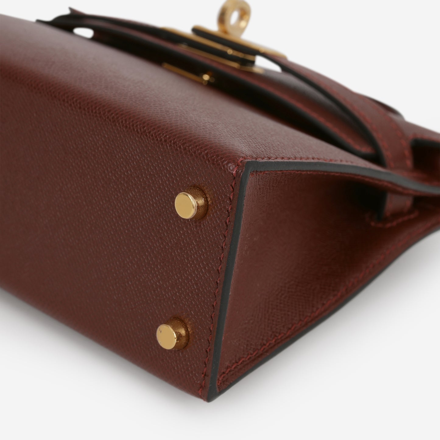 Hermès Mini Kelly 20cm - Rouge H Madame | Gold Hardware