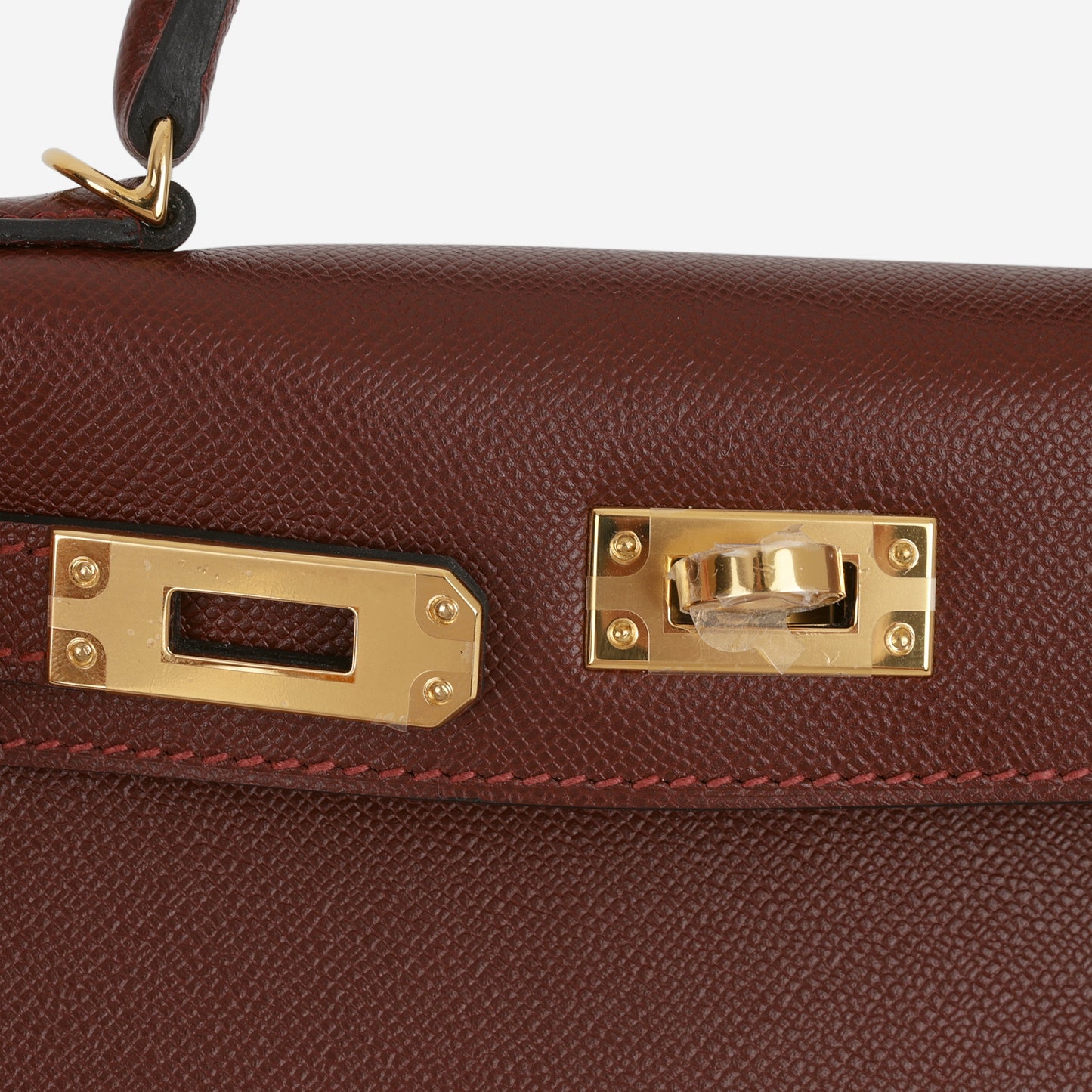 Hermès Mini Kelly 20cm - Rouge H Madame | Gold Hardware