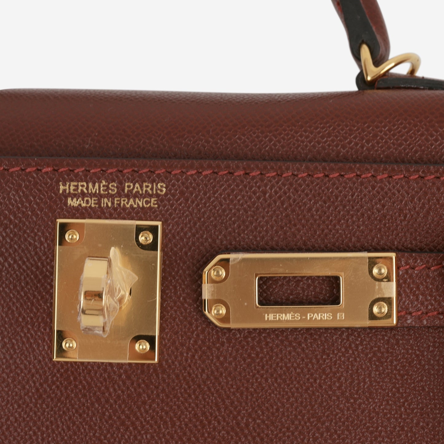 Hermès Mini Kelly 20cm - Rouge H Madame | Gold Hardware