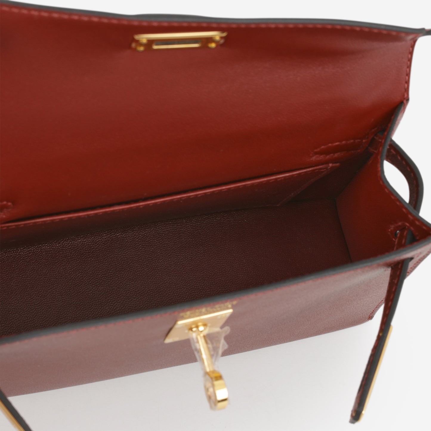 Hermès Mini Kelly 20cm - Rouge H Madame | Gold Hardware