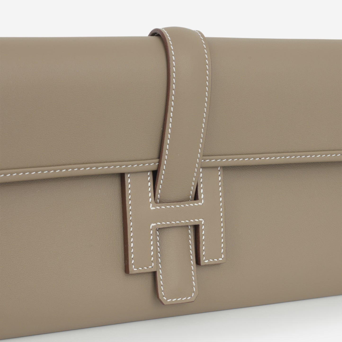 Hermès Jige 29 Clutch - Etoupe Swift