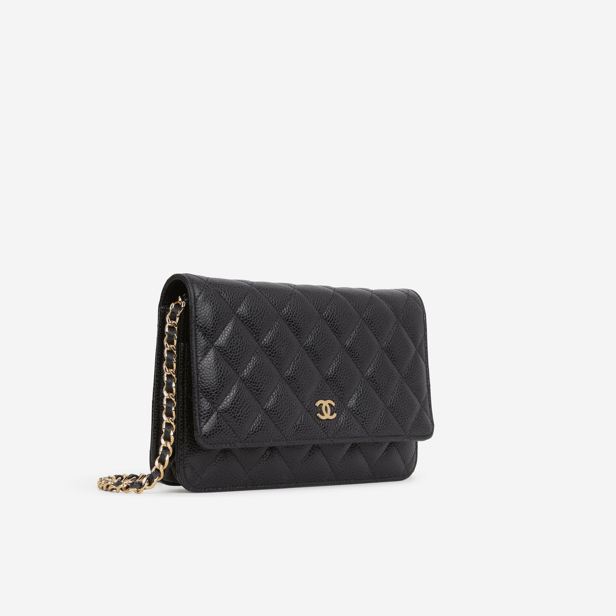 Chanel Classic Wallet on Chain - Black Caviar | Gold Hardware