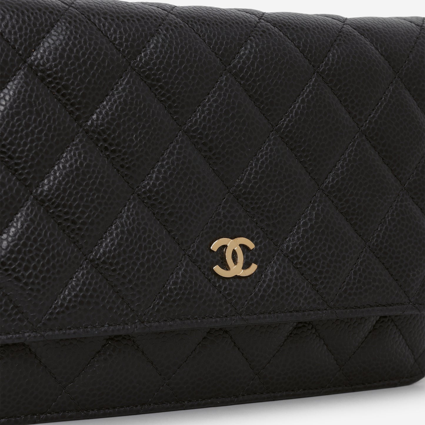 Chanel Classic Wallet on Chain - Black Caviar | Gold Hardware