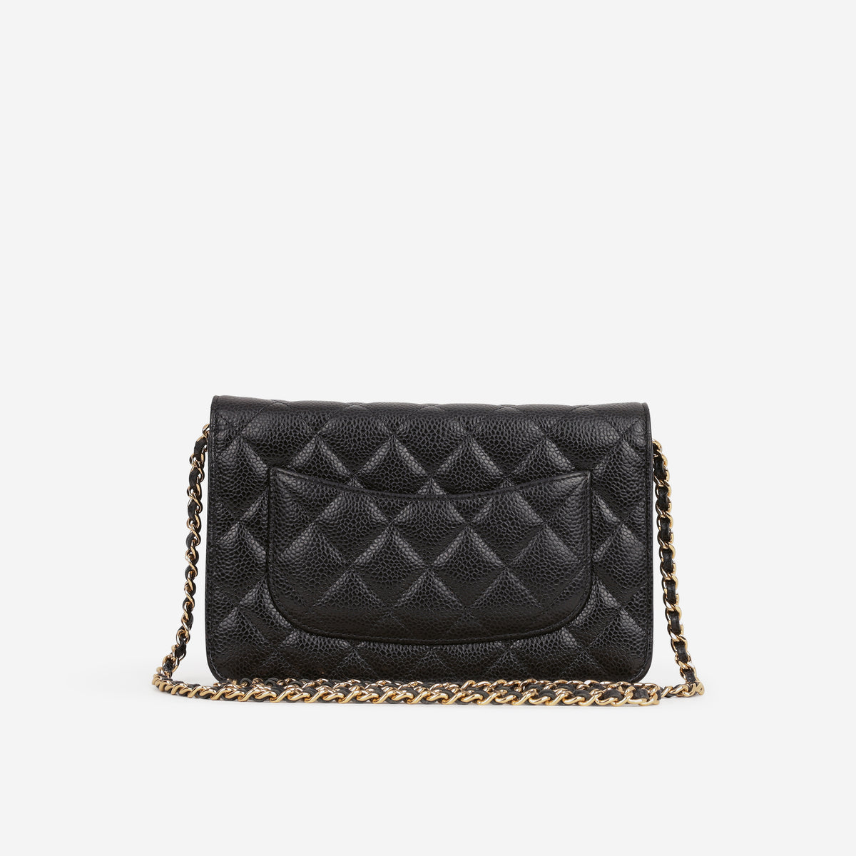 Chanel Classic Wallet on Chain - Black Caviar | Gold Hardware