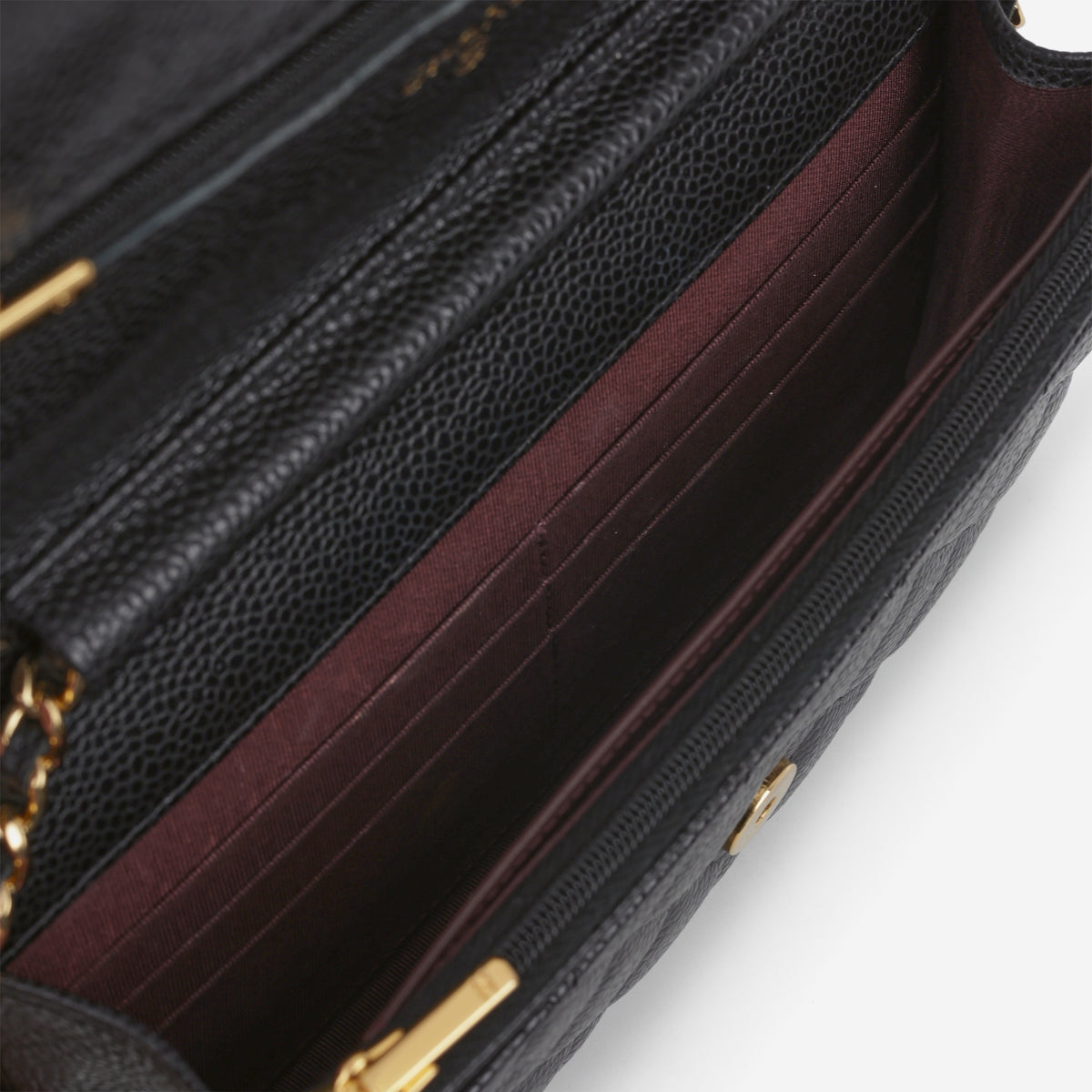 Chanel Classic Wallet on Chain - Black Caviar | Gold Hardware
