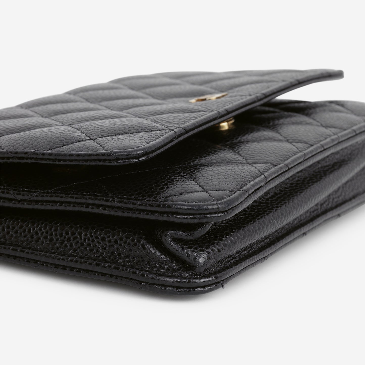 Chanel Classic Wallet on Chain - Black Caviar | Gold Hardware
